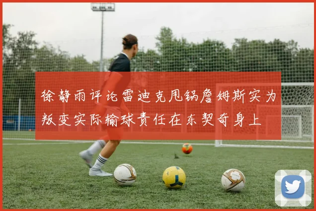 徐静雨评论雷迪克甩锅詹姆斯实为叛变实际输球责任在东契奇身上